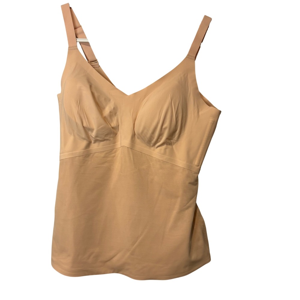 Honeylove Cami Bodysculpt Women Large Peach Nude Shapewear Tank LWCM0102